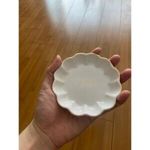 Tocca Love Yourself Scalloped Ceramic Dish Trinket Jewelry Tray